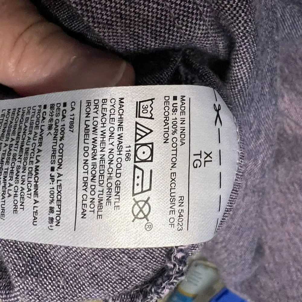 Banana Republic Polo Shirt‎ Men Extra Large Purple Short Sleeve Outdoor Casual